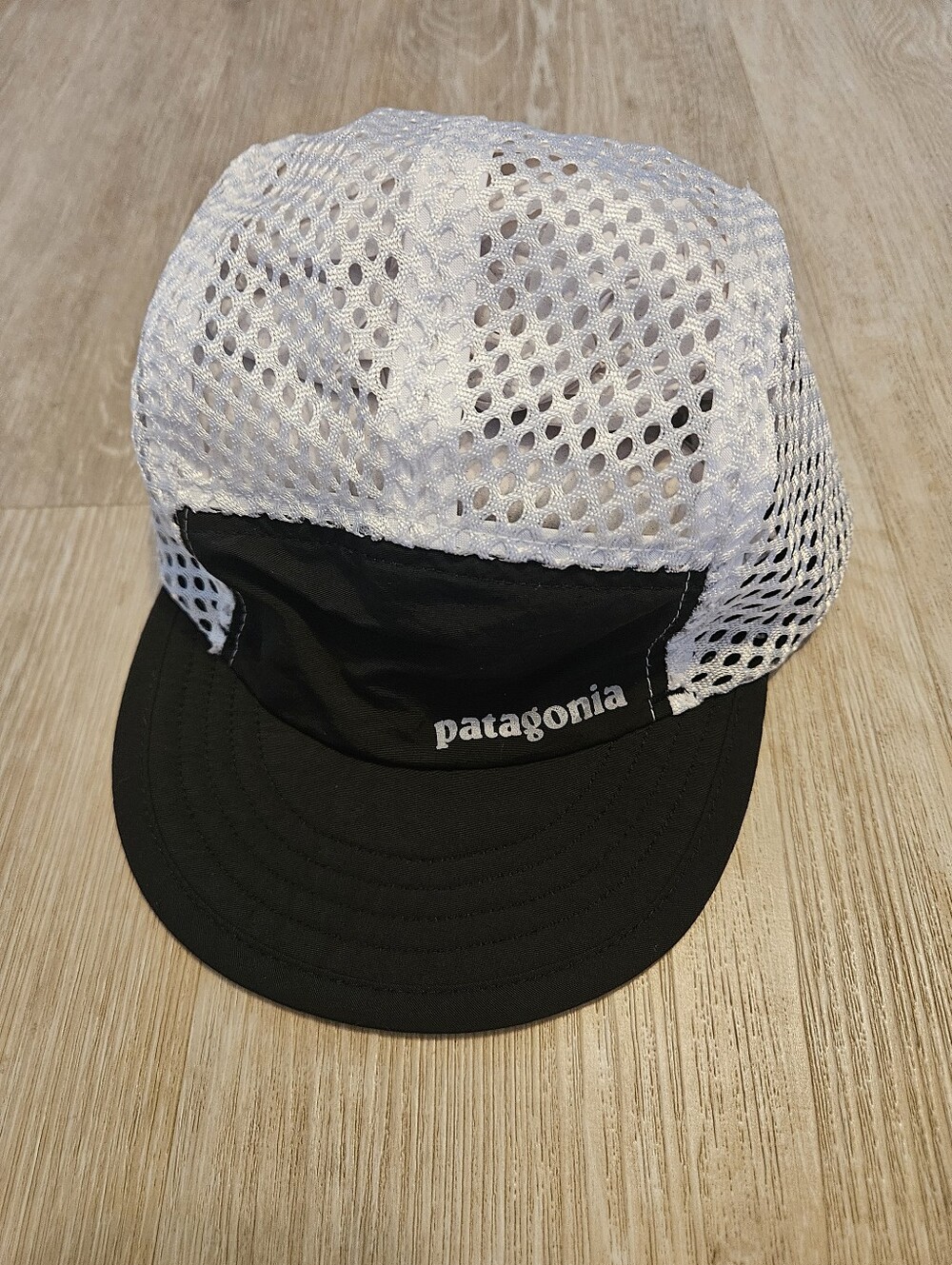 PATAGONIA Duckbill Cap Black White Mesh One Size Adjustable